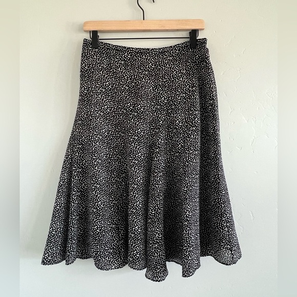 Y2K Polka Dot Flowy Skirt - Picture 1 of 8